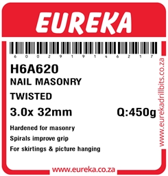 H6A620 - Masonry Twisted Nail -H6A620_label_T